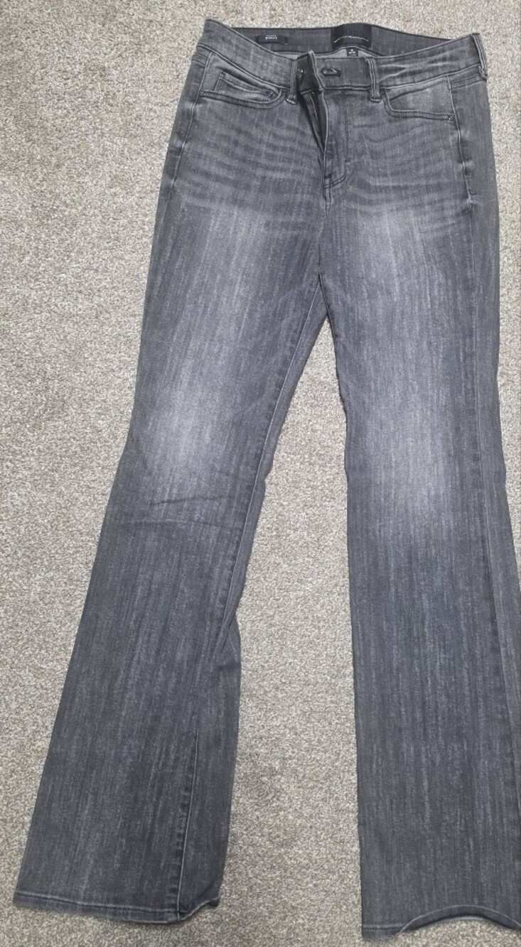 White House Black Market Women's Gray Boot Cut Jeans